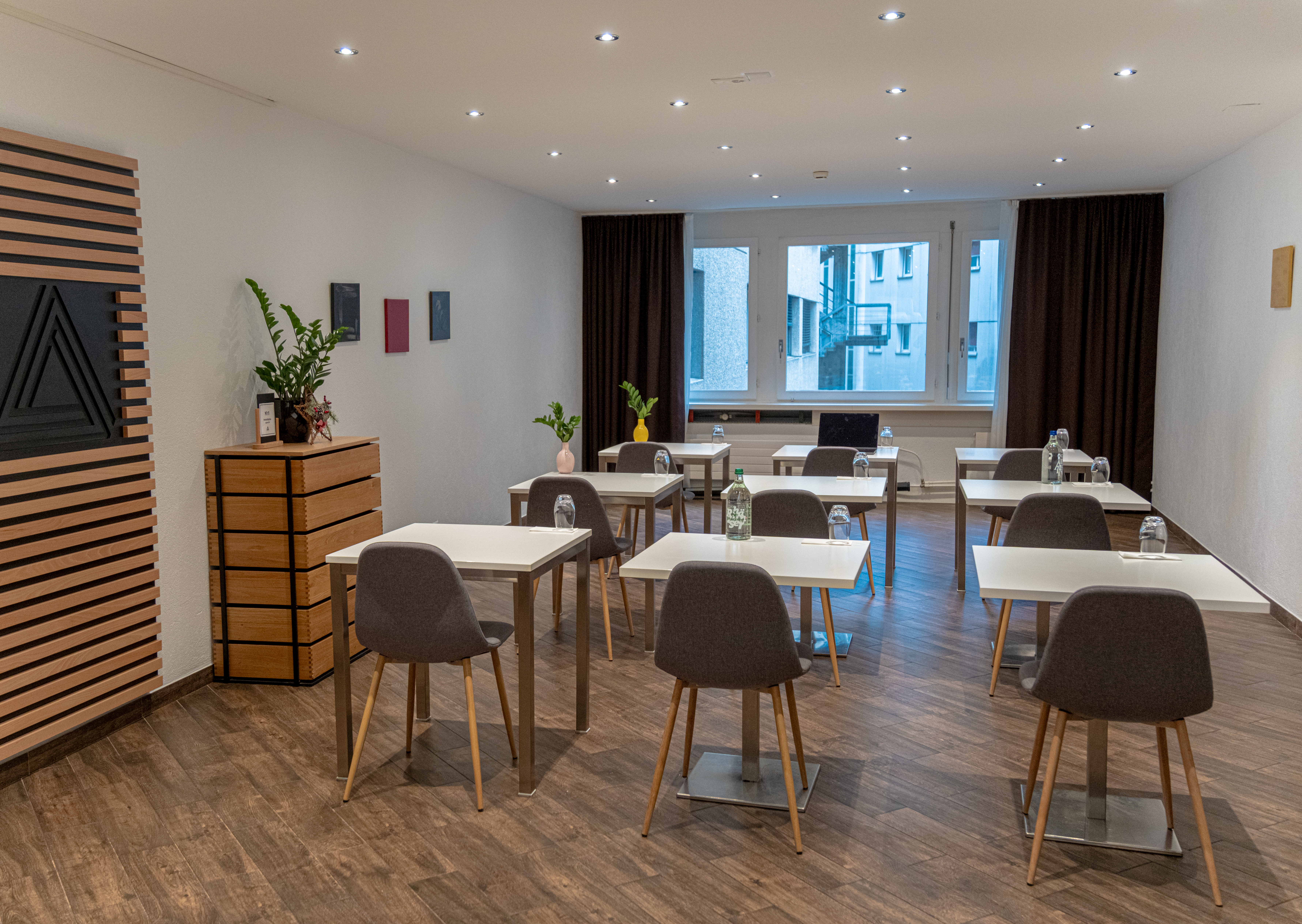 Salle en disposition classe