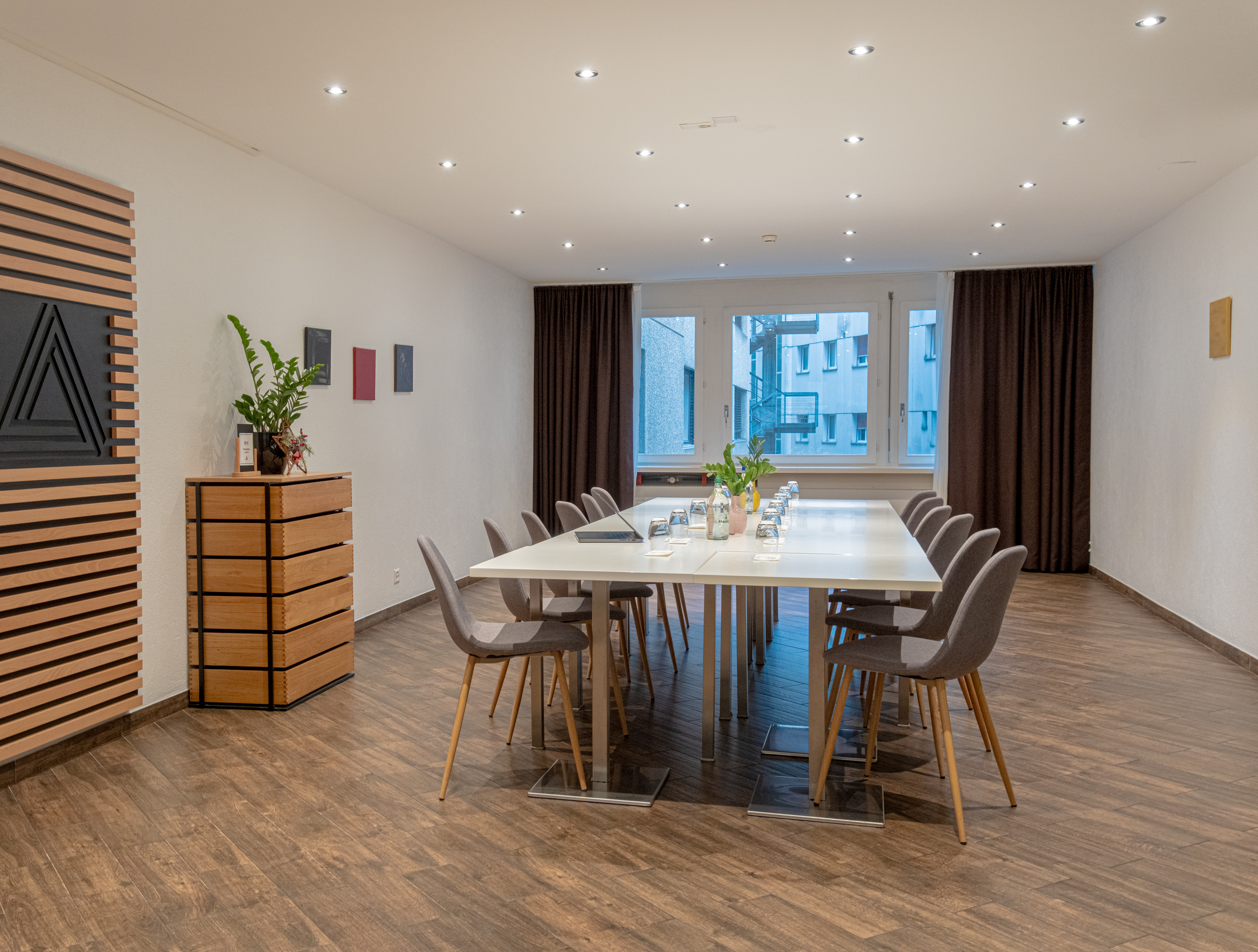 Salle en disposition rectangle